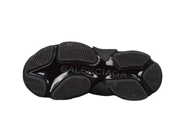 BA Triple S 'Black Leather' - Доставка до 7 дни