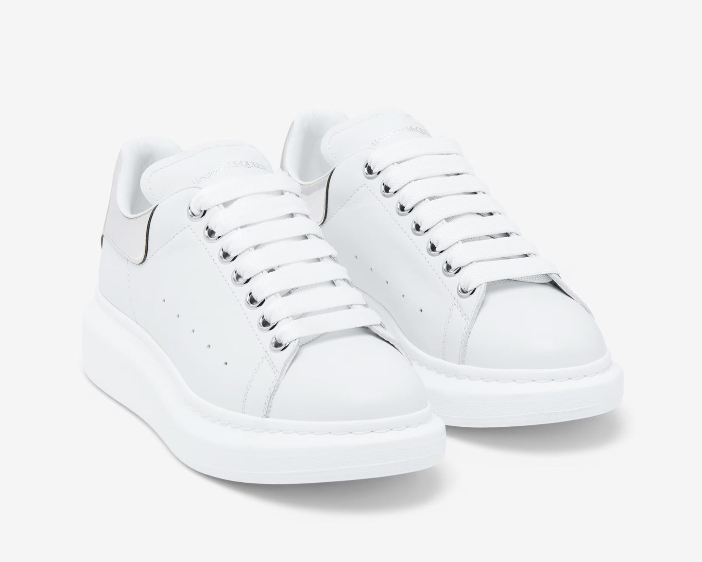 A. McQueen Sneaker White/Mirror