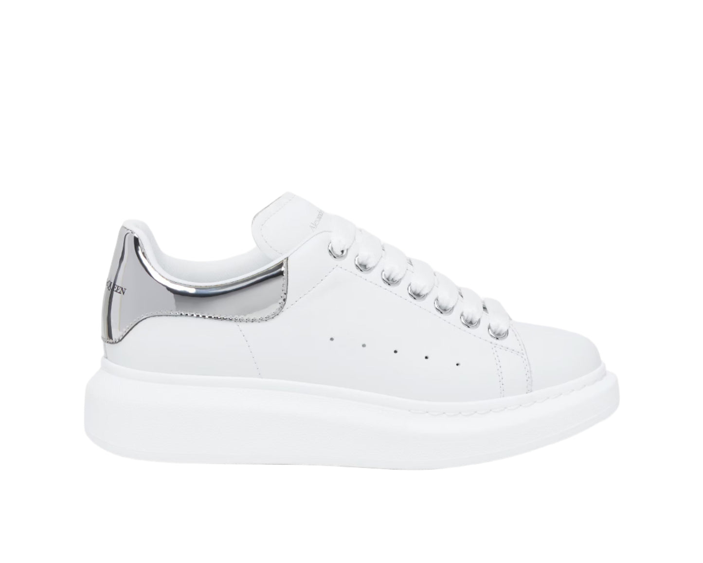 A. McQueen Sneaker White/Mirror