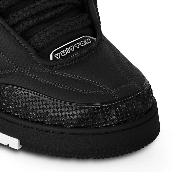 LV Skate Grained Black Leather