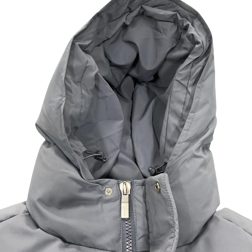Trapstar Decoded Hooded Grey Puffer Jacket