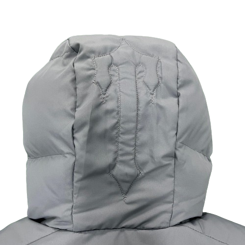 Trapstar Decoded Hooded Grey Puffer Jacket