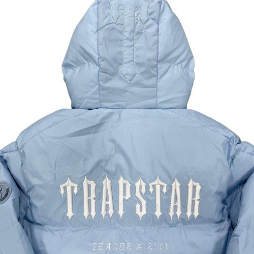 Trapstar Decoded Puffer 2.0 Ice Blue - Доставка до 7 дни