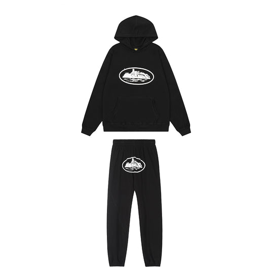 CRTZ Tracksuit Black | White *Комплект*