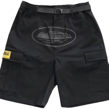 CRTZ OG Cargo Shorts Triple Black