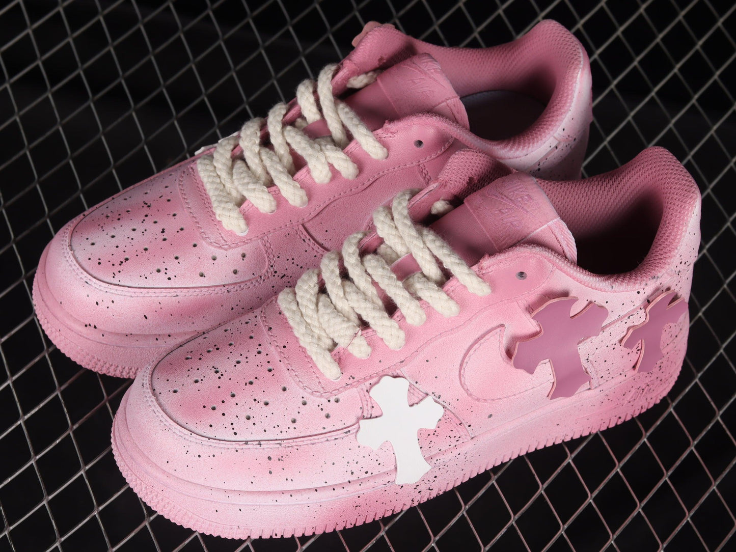 AF1 x 'Chrome Hearts Pink' - Kicks INC.