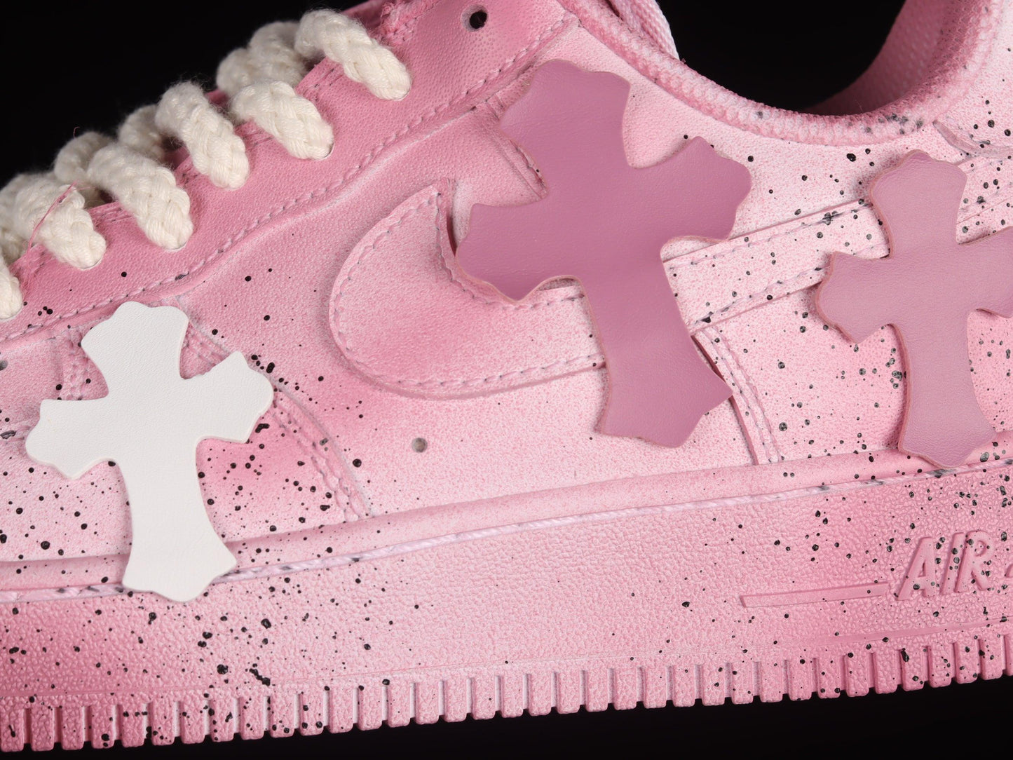 AF1 x 'Chrome Hearts Pink' - Kicks INC.