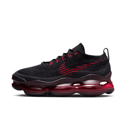 AM Scorpion Flyknit Black and University Red