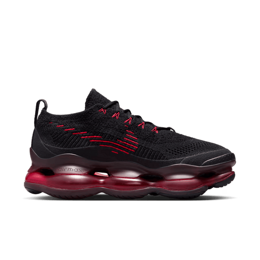 AM Scorpion Flyknit Black and University Red
