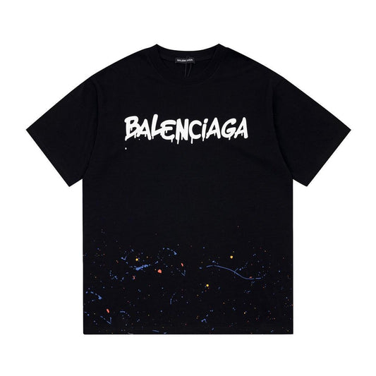 BA Black Paint Splatter T-Shirt - Kicks INC.