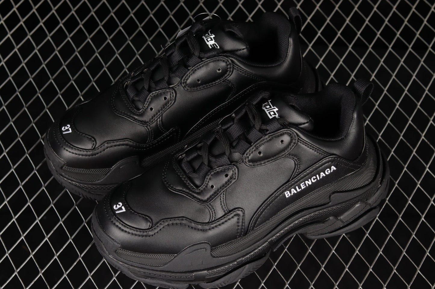 BA Triple S 'Black' - Kicks INC.