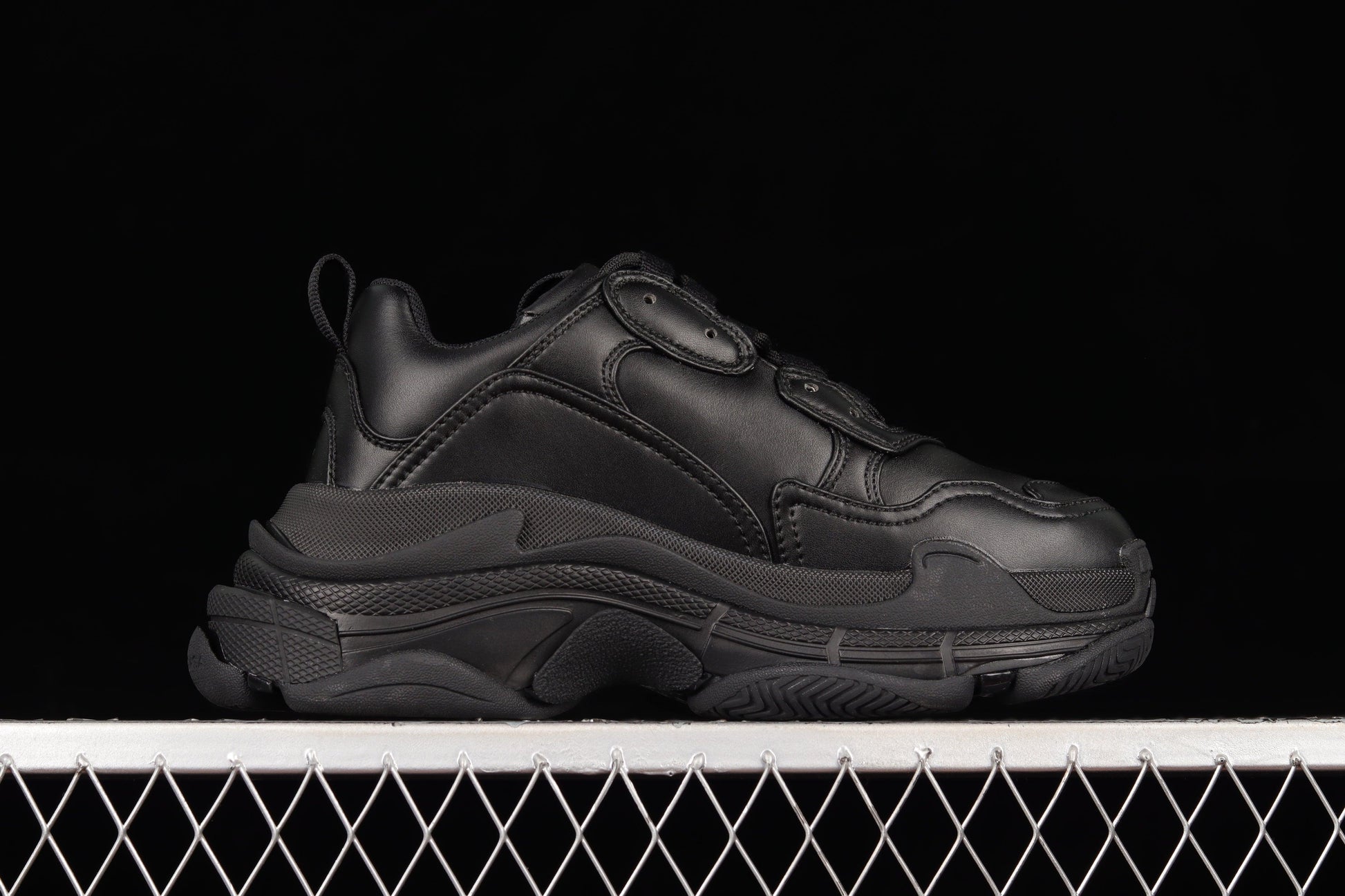 BA Triple S 'Black' - Kicks INC.