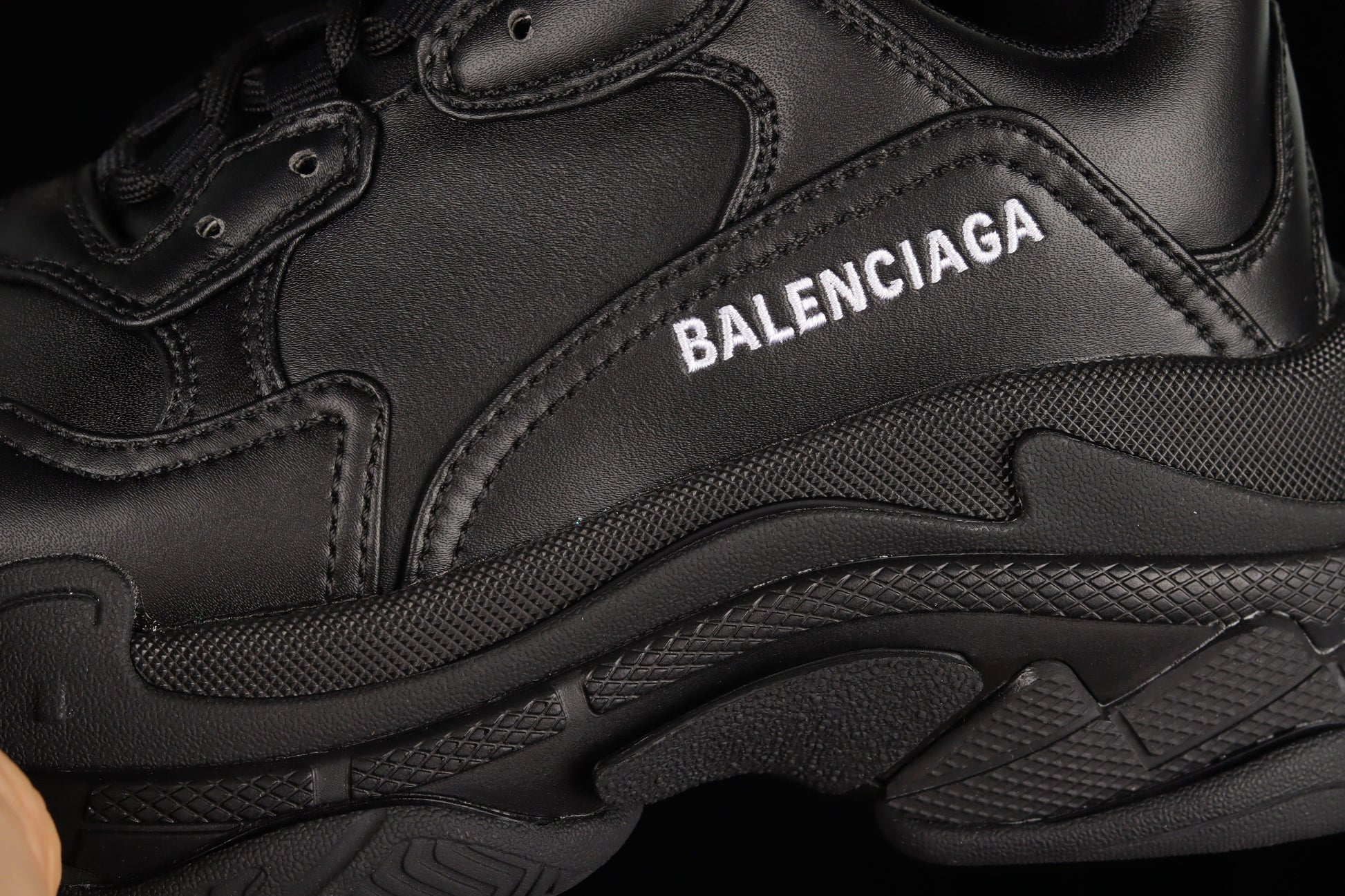 BA Triple S 'Black' - Kicks INC.