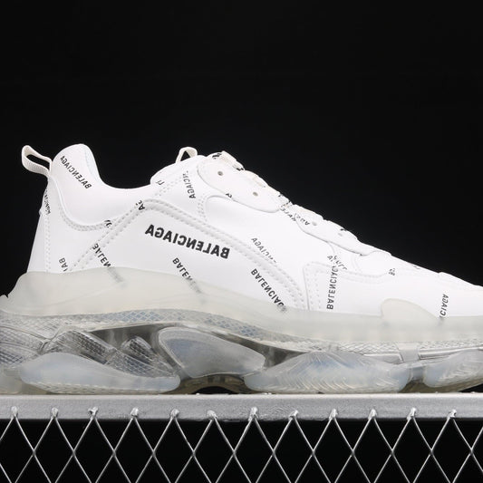 BA Triple S 'White Clear Sole' - Доставка до 7 дни