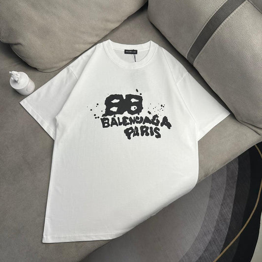 BA White Paris Logo T-Shirt - Kicks INC.