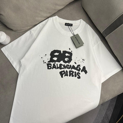 BA White Paris Logo T-Shirt - Kicks INC.