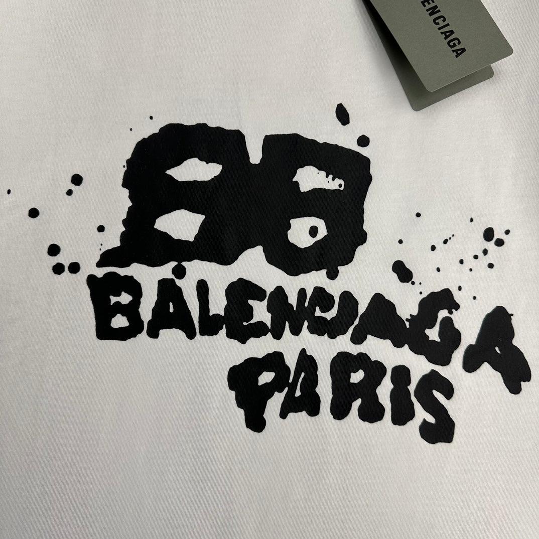 BA White Paris Logo T-Shirt - Kicks INC.