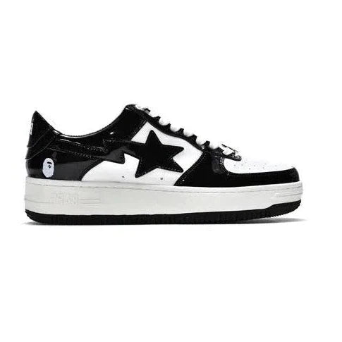 BAPESTA Low SK8 Black White - Доставка 14 - 20 работни дни