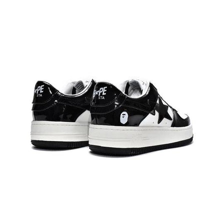 BAPESTA Low SK8 Black White - Kicks INC.