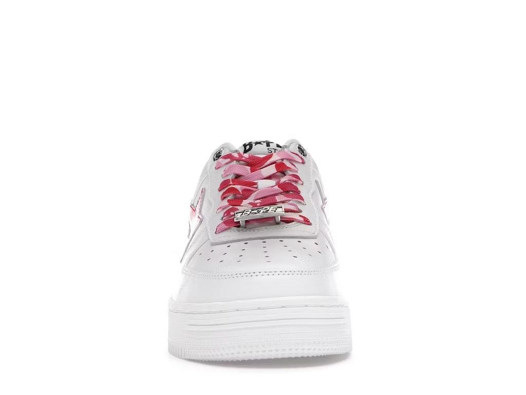 BAPESTA White ABC Camo Pink 2021 - Kicks INC.