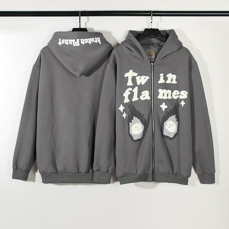 Broken Planet 'Twin Flames' ZIP UP - Kicks INC.