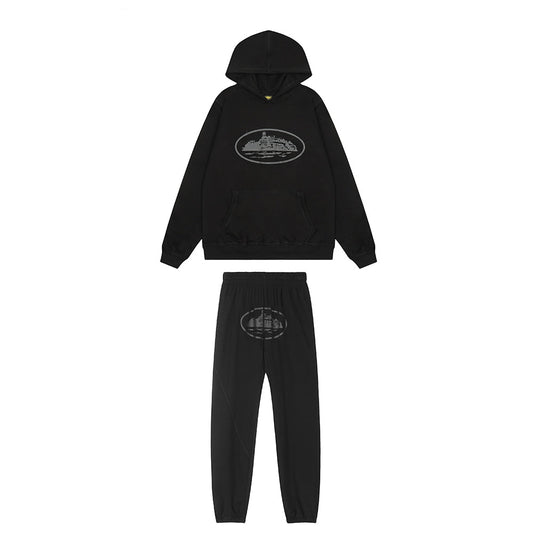 CRTZ Tracksuit Black | Grey *Комплект* - Доставка 14 - 20 работни дни