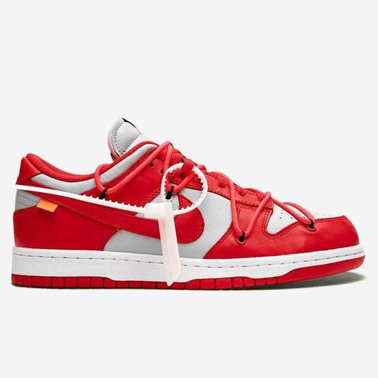 Dunk Low x OW ‘University Red’ - Доставка 14 - 20 работни дни