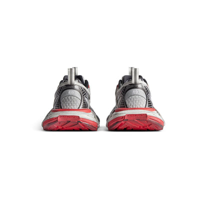 BA Track 3XL Extreme Lace Sneaker Grey, Red, Black and White mesh