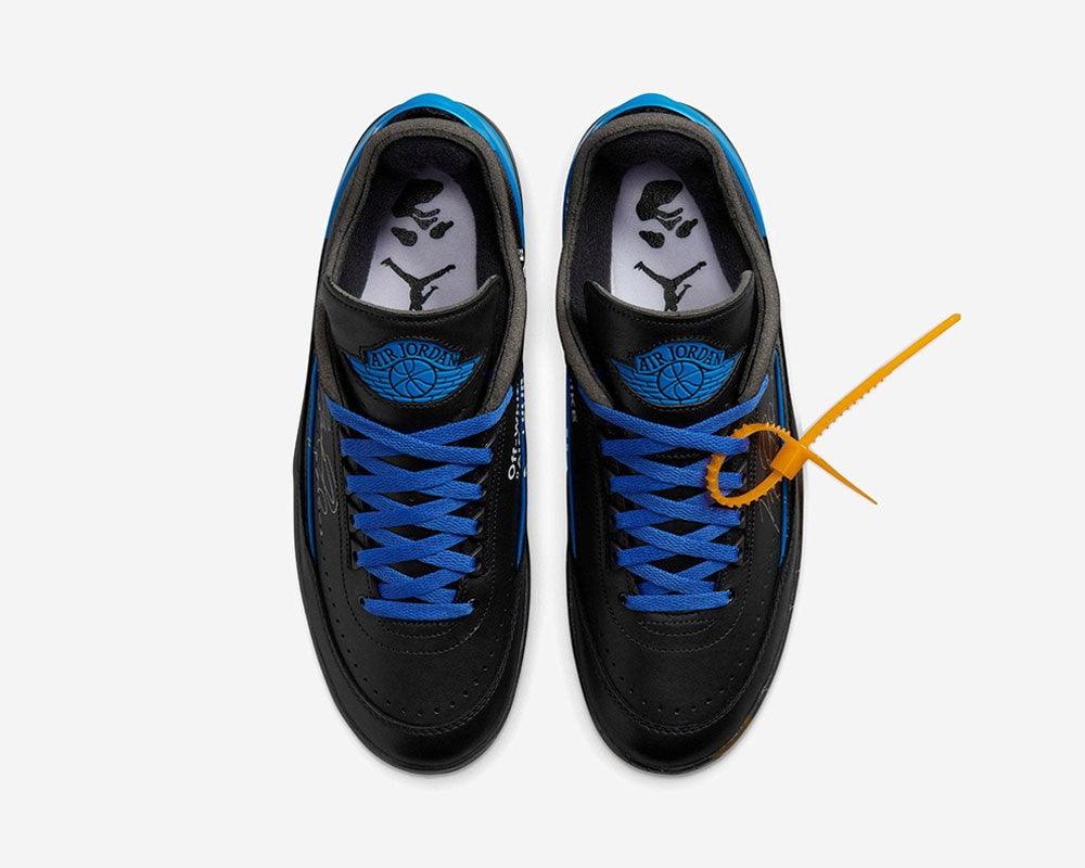 J2 Retro Low SP x OW ‘Black Varsity Royal’ - Доставка 14 - 20 работни дни