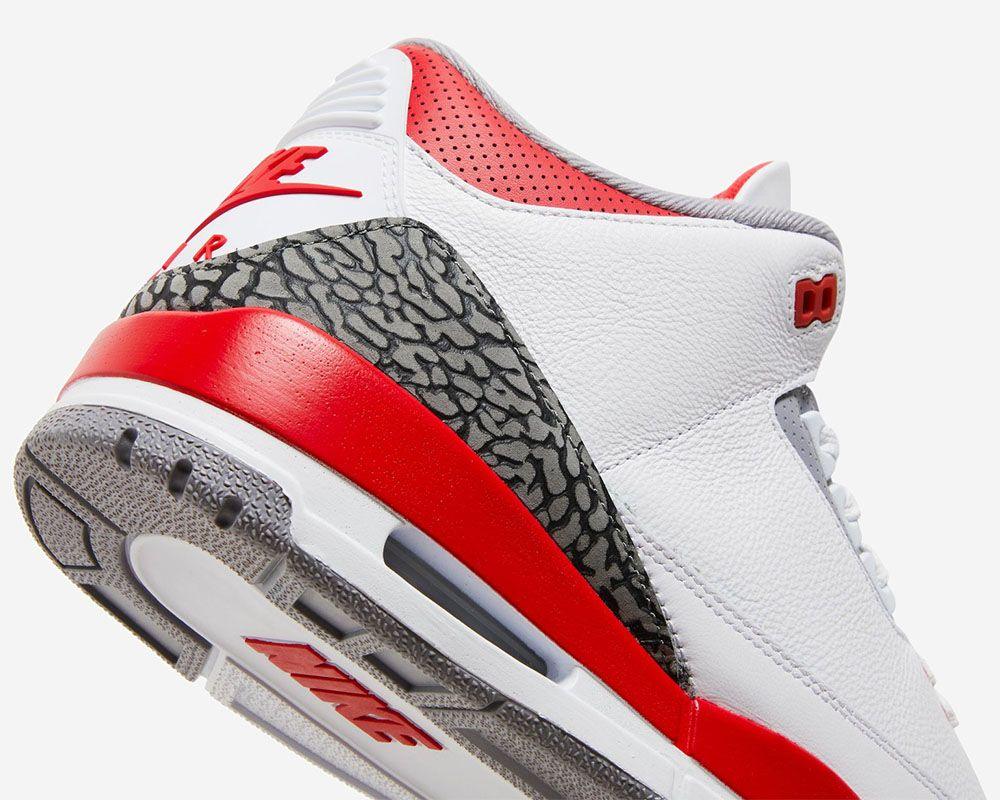 J3 Retro ‘Fire Red’ 2022 - Kicks INC.