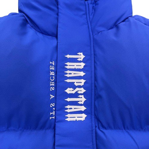 Trapstar Hooded Blue Puffer Jacket - Доставка 14 - 20 работни дни