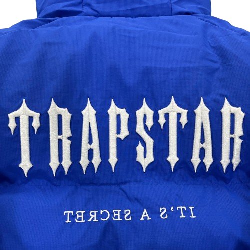 Trapstar Hooded Blue Puffer Jacket - Доставка 14 - 20 работни дни