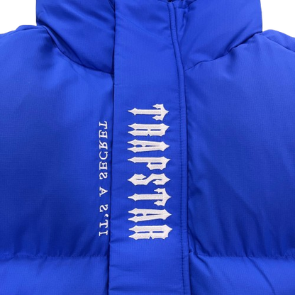 Trapstar Hooded Blue Puffer Jacket