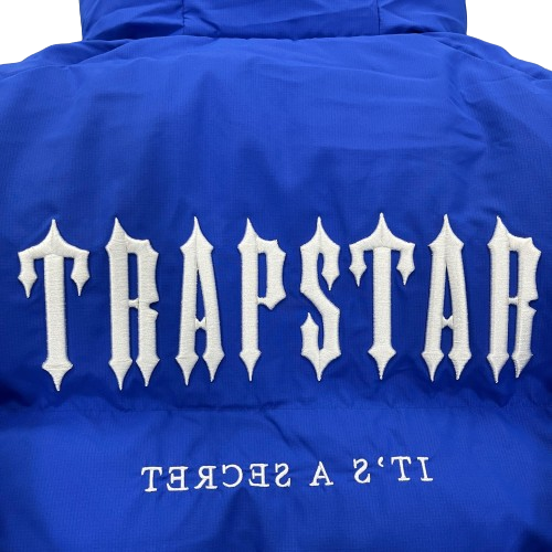 Trapstar Hooded Blue Puffer Jacket