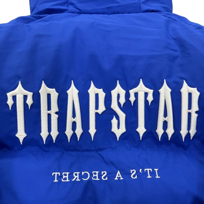 Trapstar Hooded Blue Puffer Jacket