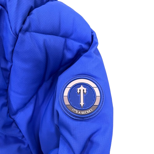 Trapstar Hooded Blue Puffer Jacket