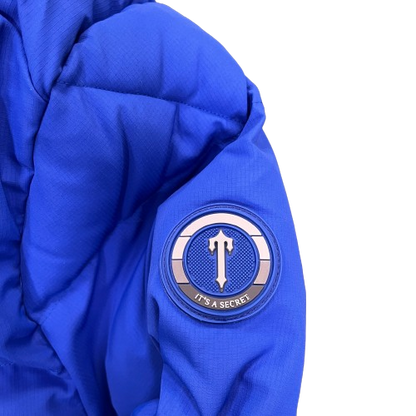 Trapstar Hooded Blue Puffer Jacket