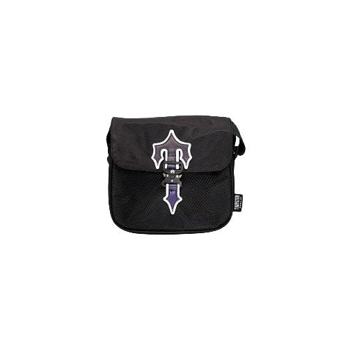 Trapstar Messenger Crossbody Black/Purple - Доставка 14 - 20 работни дни