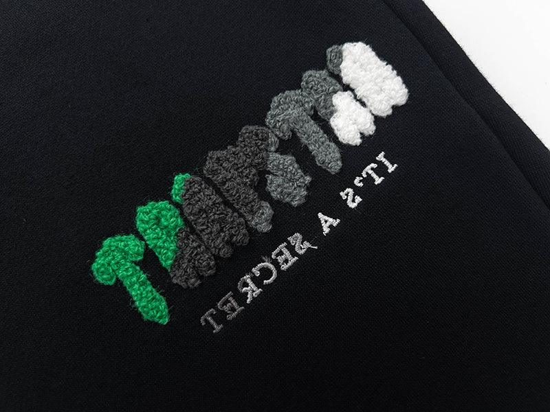 Trapstar Tracksuit 'It's a secret' Black/Grey/Green КОМПЛЕКТ - Доставка до 7 дни