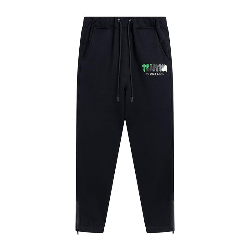 Trapstar Tracksuit 'It's a secret' Black/Grey/Green КОМПЛЕКТ - Доставка до 7 дни